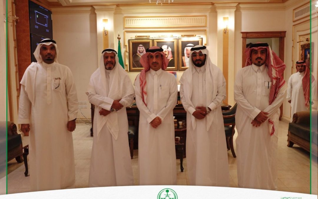محافظ الليث يستقبل مدير فرع وأعضاء جمعية إعلاميون منطقة مكة المكرمة