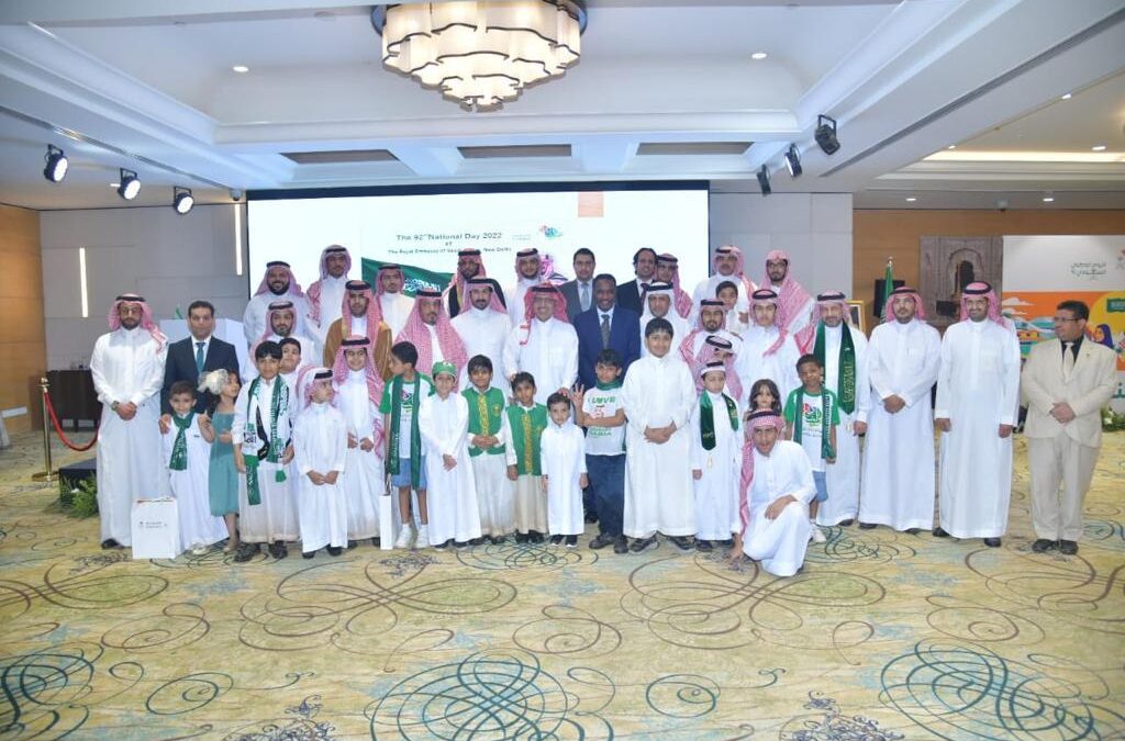 سفارة خادم الحرمين الشريفين في الهند تستقبل المهنئين باليوم الوطني