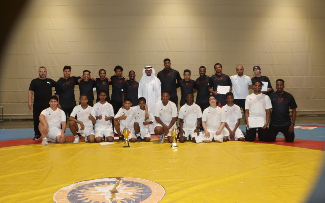 مصارعو الشباب يحققون المركز الثاني لفئتي الرجال والناشئين(ب) لبطولة المنطقة الوسطى والشمالية للمصارعة