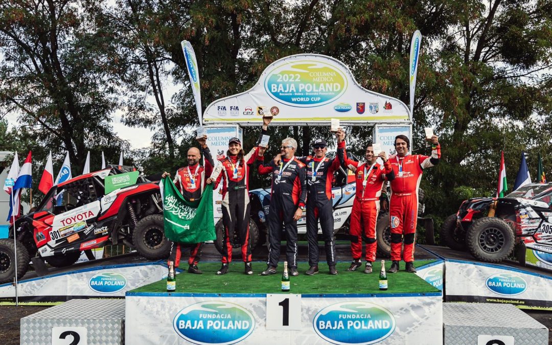 بعد ان انهت رالي بولندا بالمركز الثاني  دانية عقيل تواصل حصدها للنقاط ببطولة العالم للراليات الصحراوية ” الباها “