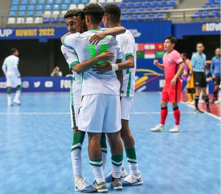أخضر الصالات يفوز على كوريا الجنوبية برباعية في كأس آسيا