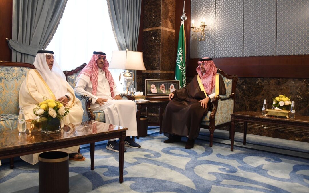 سمو محافظ الأحساء يستقبل رئيس شركة الخط الأخضر وأعضاء لجنة نصف ماراثون النخيل الدولي بالمحافظة