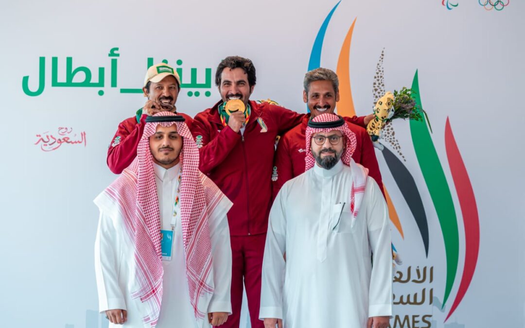 تتويج الفائزين بمنافسات السهام والإسكواش والرماية ضمن الألعاب السعودية 2022
