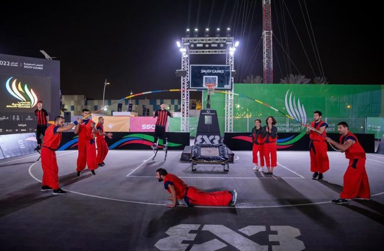 لجنة الألعاب الشعبية تُشارك في دورة الألعاب السعودية