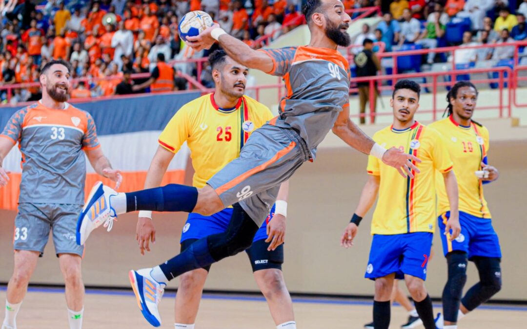 الخليج ومضر والصفا يواصلون مشاركة صدارة ممتاز اليد