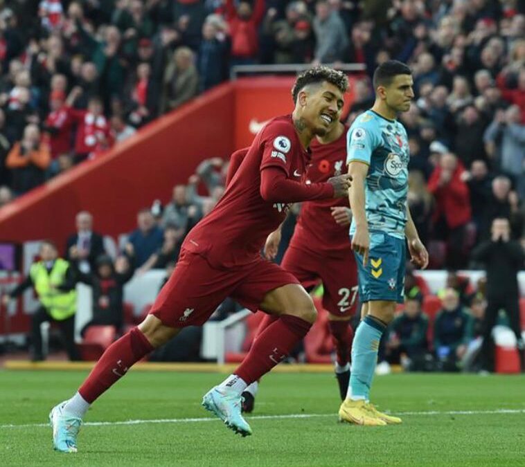 عودة الريدز ليفربول ينتصر بـ”ثلاثية” على ساوثهامبتون فى الدوري الإنجليزى