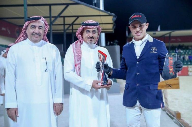 الشربتلي بطلاً للجائزة الكبرى لبطولة جاهز الدولية الأولى لقفز الحواجز