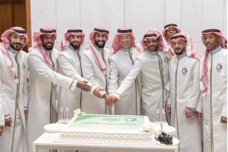بعثة المنتخب السعودي تصل إلى قطر للمشاركة في المونديال