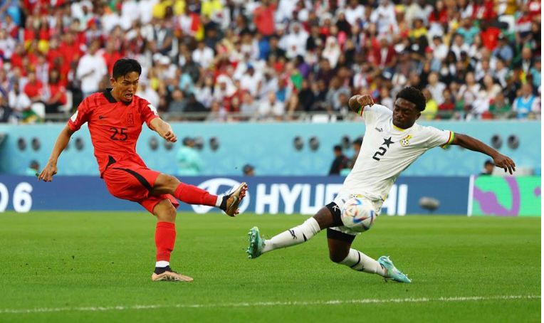 بمباراة مثيرة.. غانا تقهر كوريا الجنوبية بثلاثية في كأس العالم