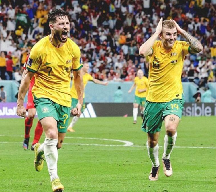 المنتخب الأسترالي يتأهل لدور الـ 16 بهدف أمام الدنمارك