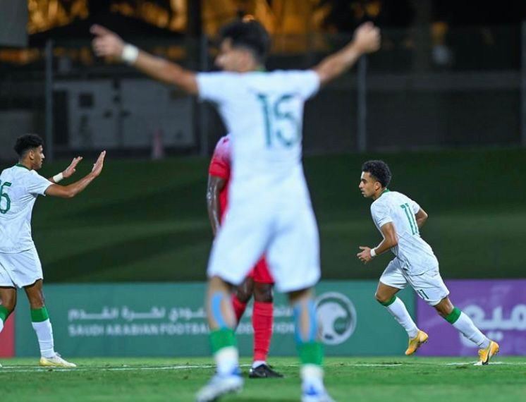 الأخضر الأولمبي يفوز بثنائية أمام البحرين في كأس غرب آسيا ويتأهل لنصف النهائي