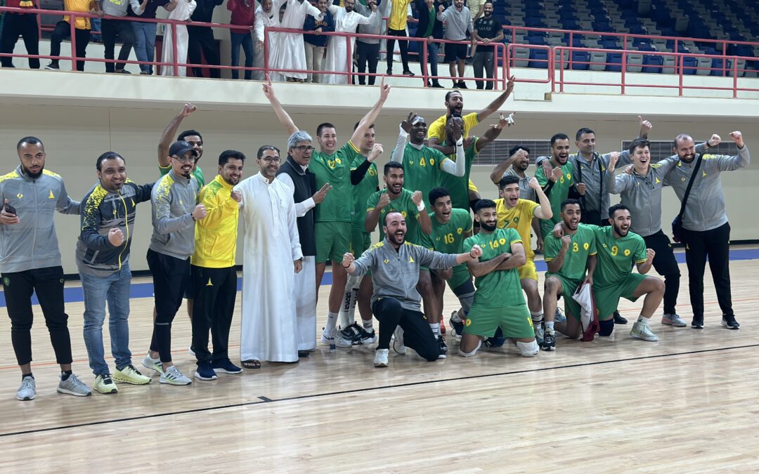 في مباراة اتسمت بالندية .. طائرة الخليج تحلق في اجواء  الإبتسام وتحتل المركز الخامس