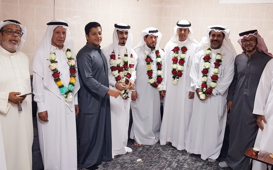 الاستاذ عبد الله الشيخ يحتفل بعقد قران ابنه الدكتور “علي”