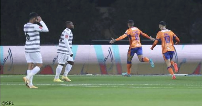 الفيحاء يتجاوز الطائي بهدفين دون رد