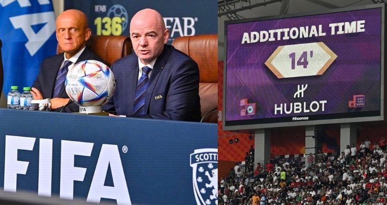 ” الغاء الوقت الضائع ” في مباراة كرة القدم