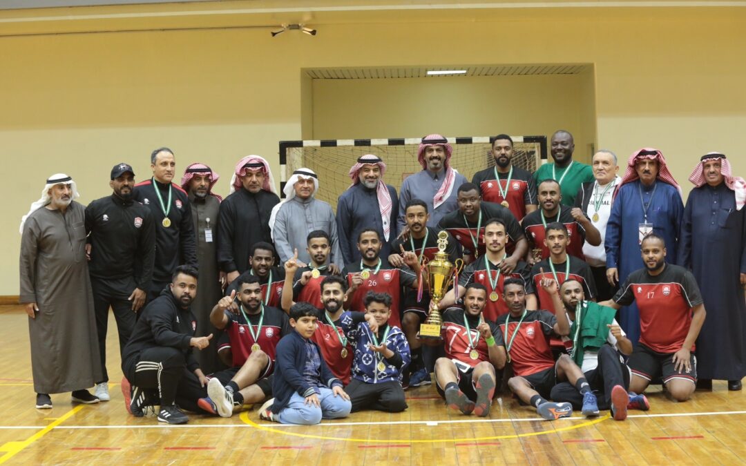 الهدلق والعليوات يتوجان الرائد بذهببة بطولة المملكة للأندية أبطال المناطق