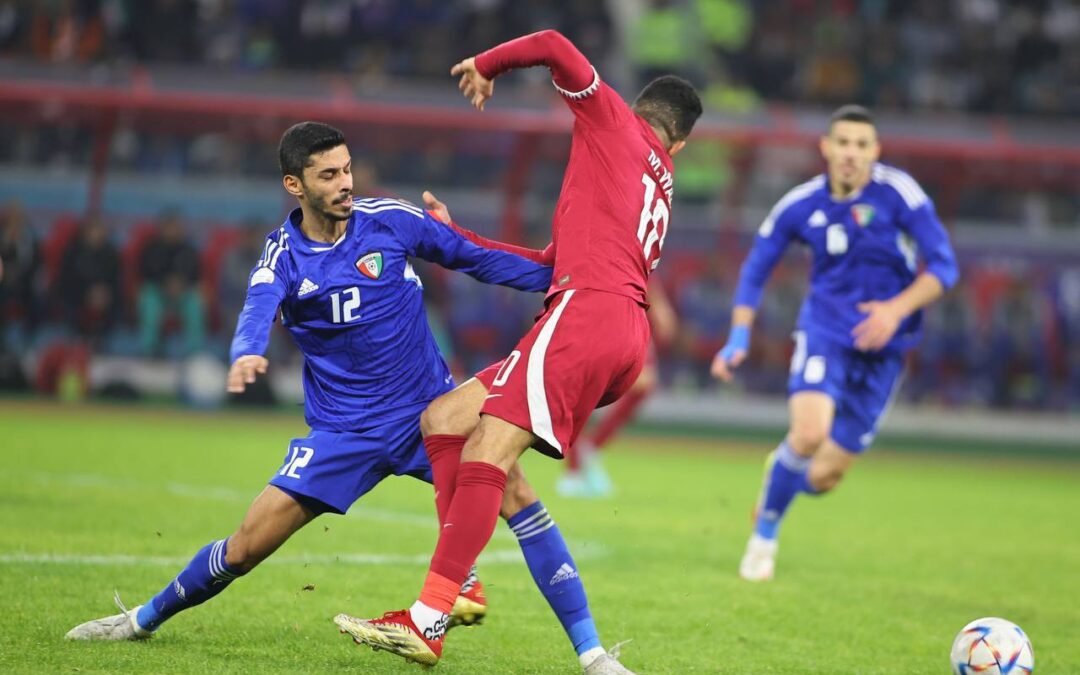 العنابي يتغلب على الأزرق الكويتي بهدفين مقابل لاشي في خليجي 25