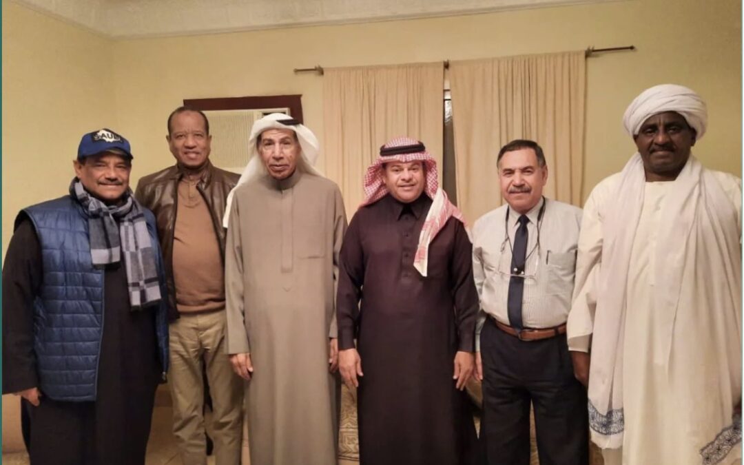 رئيس وأعضاء جمعية اللاعبين القدامي بالشرقية وممثلي سفارتي مصر والسودان يستعرضون الاستعداد لحفل تكريم الطمع