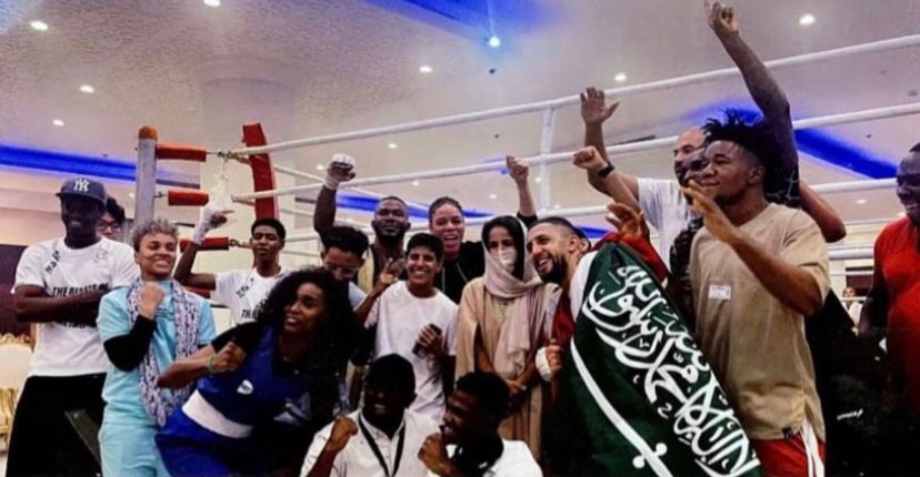 أميرة الملاكمة  صاحبة السمو الملكي الأميرة نوف بنت محمد بن عبدالعزيز لفرسان الرياضة .. أعشق الملاكمة منذ الصغر   ومع رؤية ((2030 )) ستصل اللاعبة السعودية للعالمية