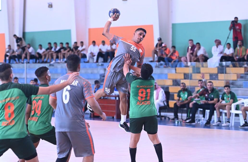 مضر يواجه النور في قمة مباريات الجولة 16 من الدوري الممتاز لشباب اليد