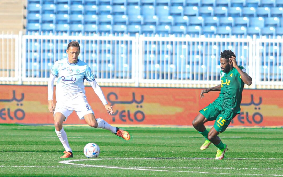 أبها يفوز على الخليج بهدفين نظيفين