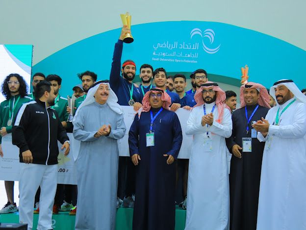 جامعة الأمام عبدالرحمن بن فيصل تُتوج ببطولة كرة الطاولة للجامعات
