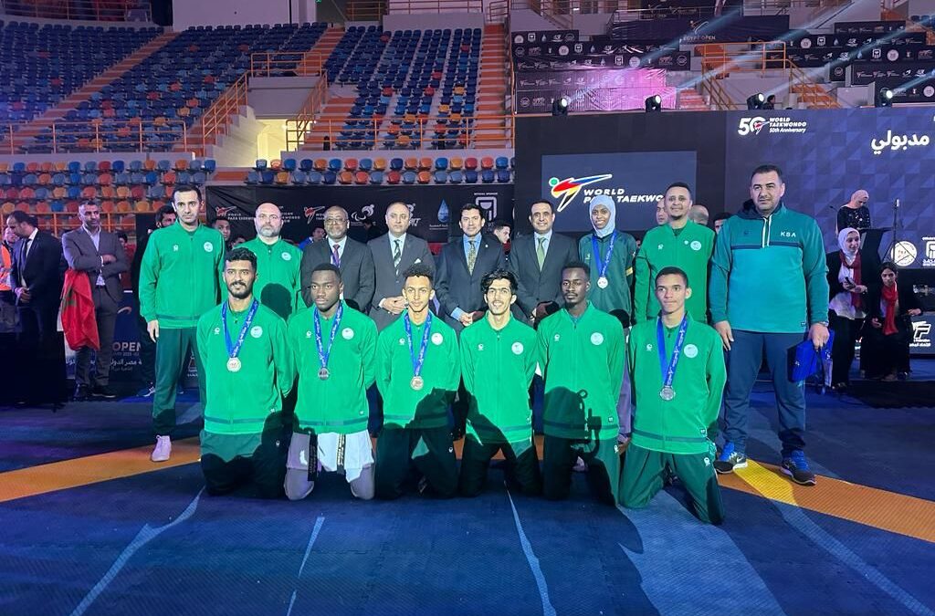 خمس ميداليات للتايكوندو السعودي في دولية مصر
