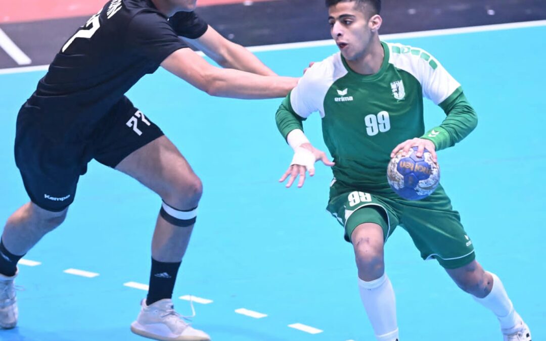 أخضر الناشئين يتجاوز الاردن ويتصدر عربية اليد