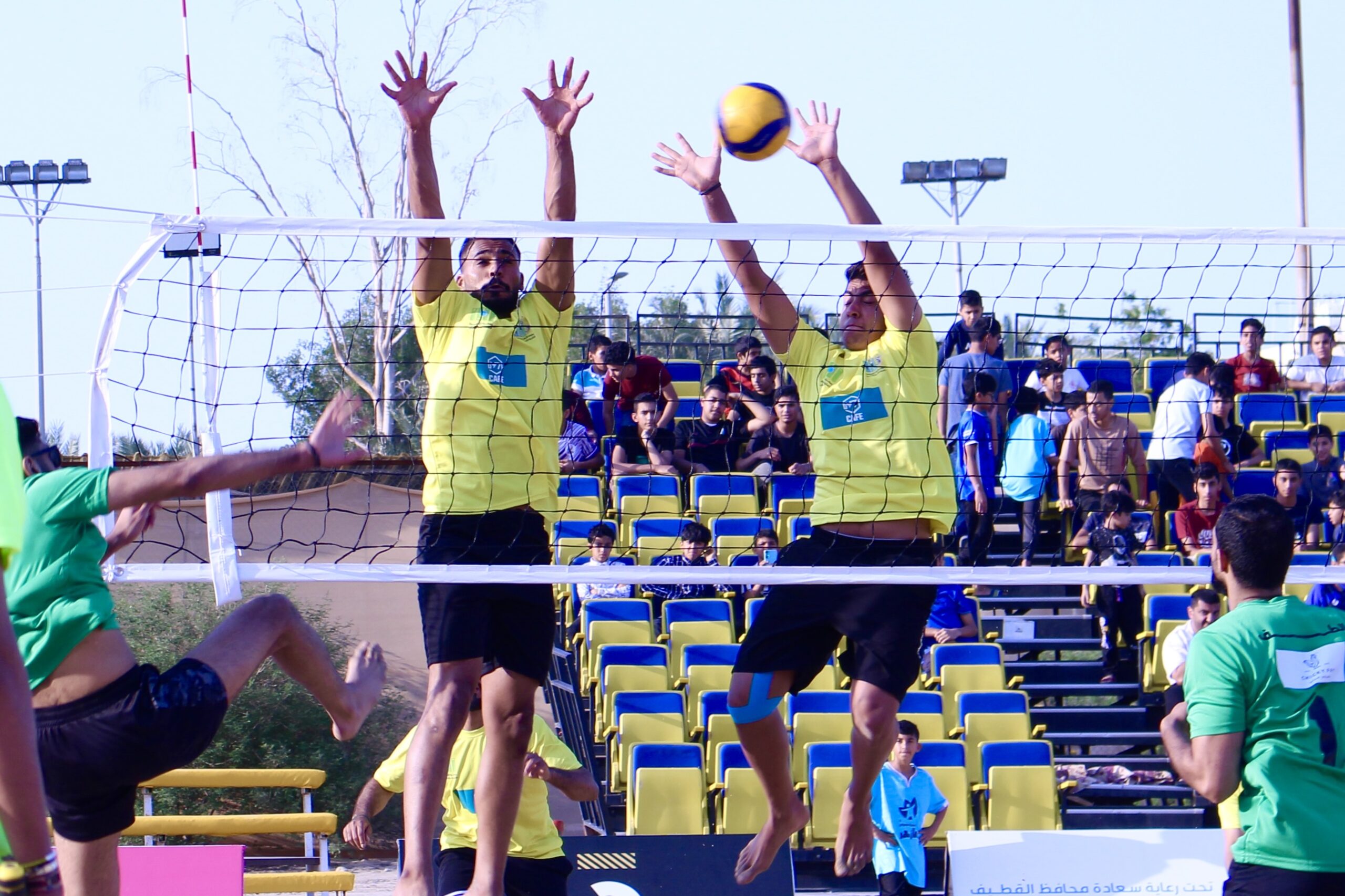 اللومي يكسب  الطف بثلاثة اشواط نظيفة في بطولة الأزهر لكرة الطائرة