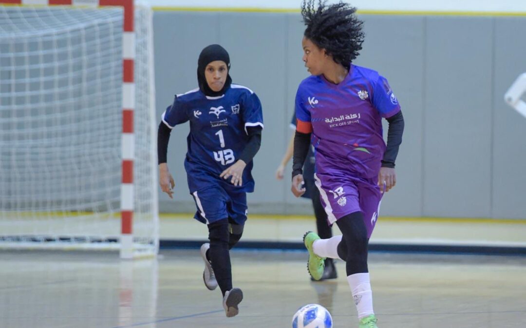 النصر واليمامة والاتحاد والأهلي والمتحد لدور الثمانية في دوري كرة القدم للصالات الأولى للسيدات