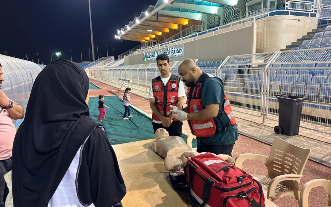 مسعفون التطوعي يشارك “يلا نجري”