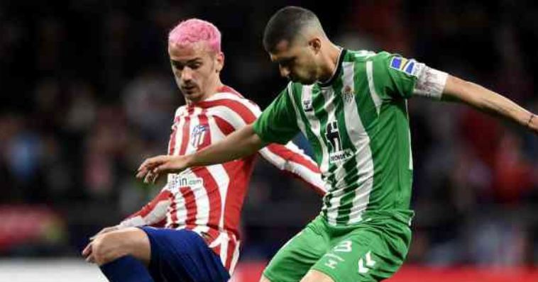 أتلتيكو مدريد يفوز على ريال بيتيس بهدف وحيد