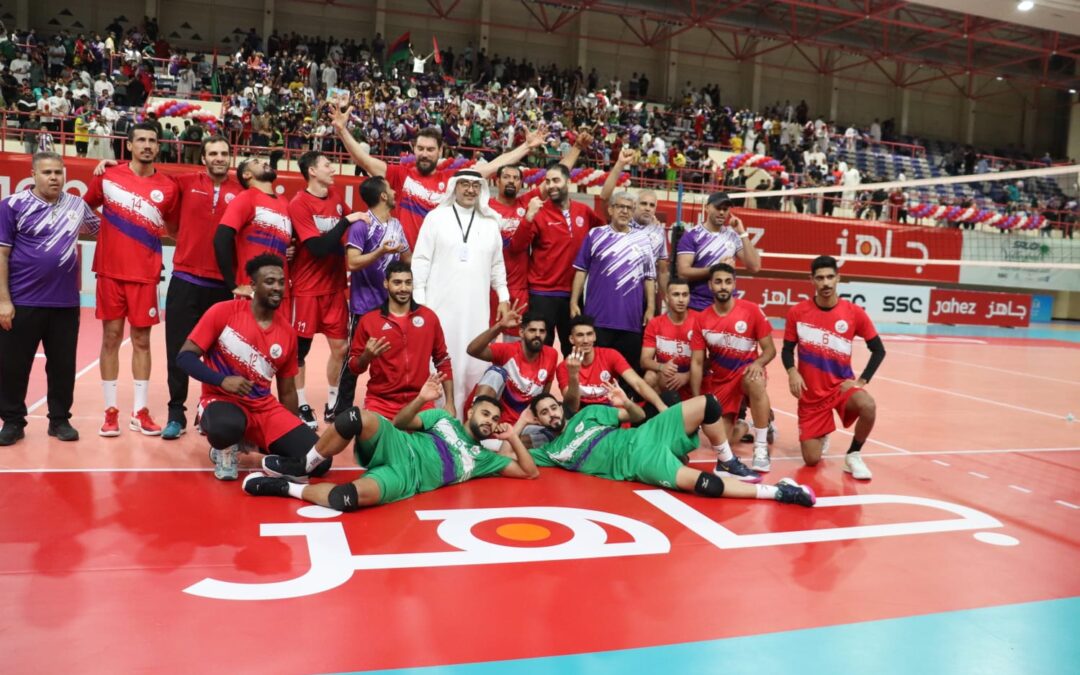 بالصور : طائرة الاهلي والابتسام يتصدران اليوم الاول من بطولة كاس جاهز للنخبة