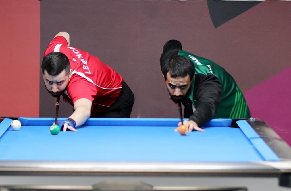 في اليوم السادس من عربية البلياردو والسنوكر..ال جبار يضيف الميدالية الخامسة للاخضر