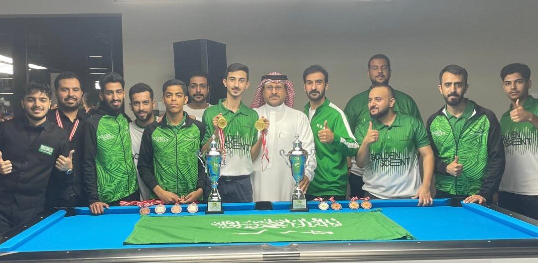 30 لاعباً ولاعبه يمثلون الأخضر في كأس الاتحاد العربي للبلياردو والسنوكر