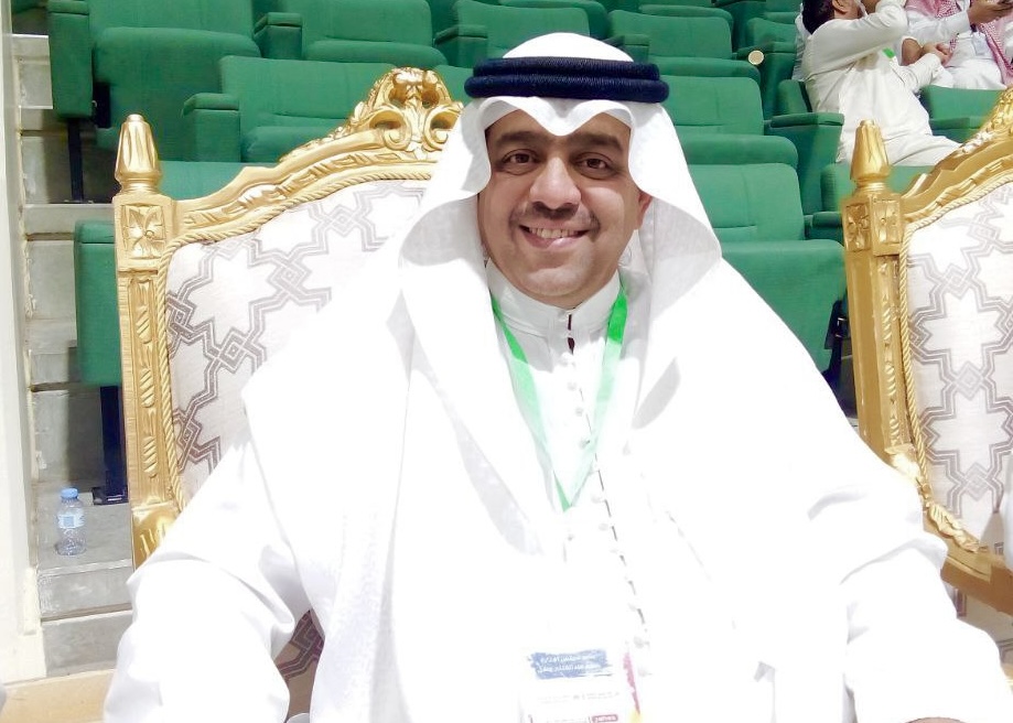 باسم منقل عضو مجلس الإدارة بالاتحاد السعودي للكرة الطائرة .. اليوم كرنفال رياضي رائع و الإبتسام الجواد الأسود لهذه البطولة