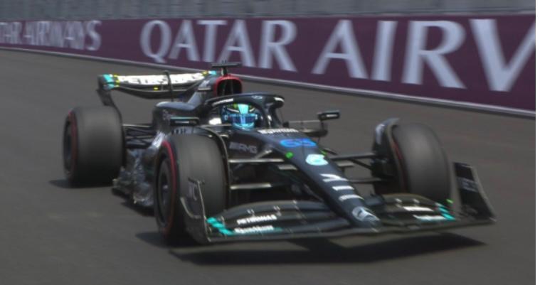 جورج راسل يتصدر الحصة الأولى في جائزة ميامي 