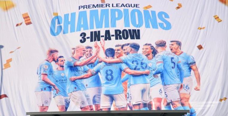 مانشستر سيتي يُتوج بلقب الدوري الإنجليزي 