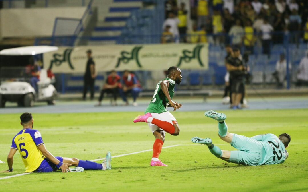 النصر يتعادل مع الاتفاق بهدف لمثله 