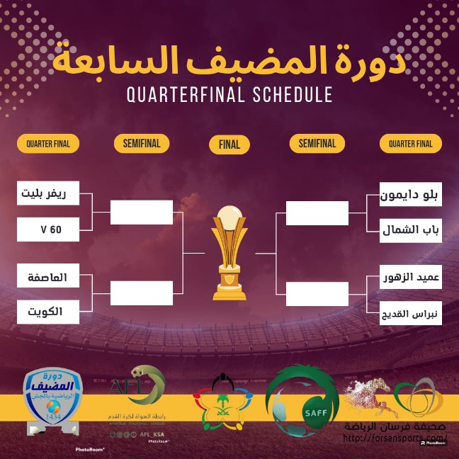 صراع الاربعة بدور الثمانية.. من يثبت الاقدام مع الاربعة الكبار بدورة المضيف الرياضية السابعة بالجش