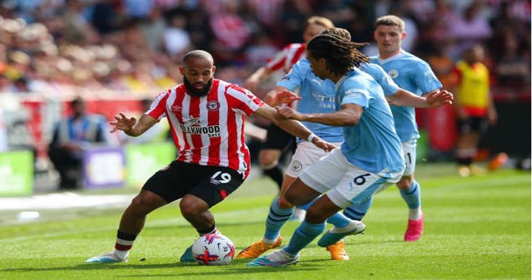 ” برينتفورد ” يُسقط مانشستر سيتي في الجولة الاخيرة من الدوري الإنجليزي 