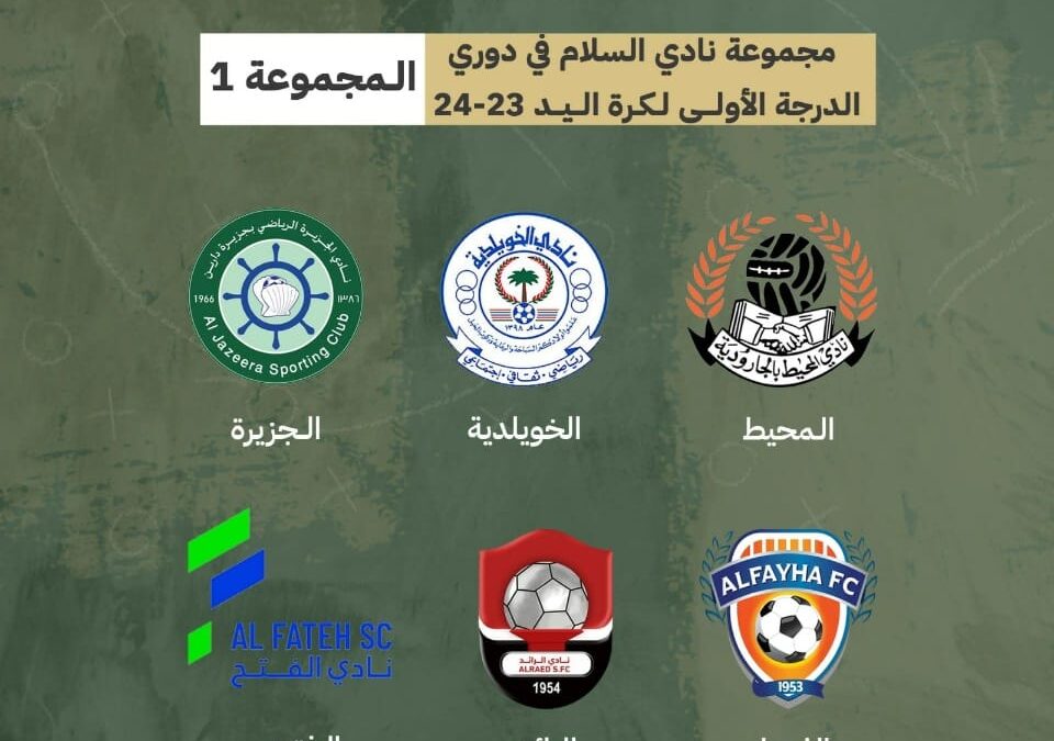 يقام على مرحلتين.. قرعة دوري الأولى لكرة اليد تضع السلام في المجموعة الأولى