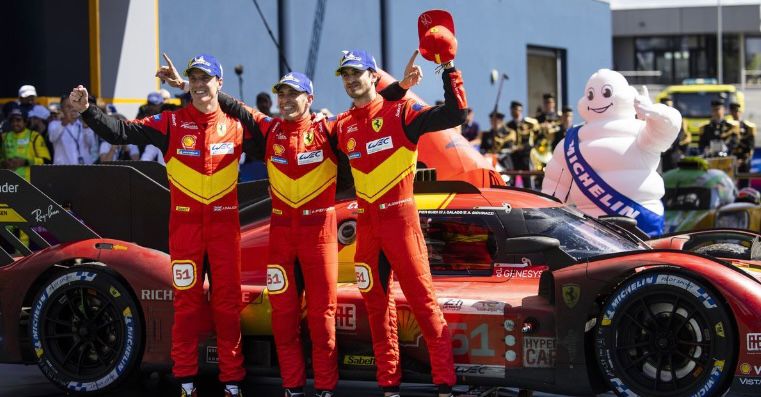 فيراري يفوز بسباق لومان 24 ساعة في مئوية 