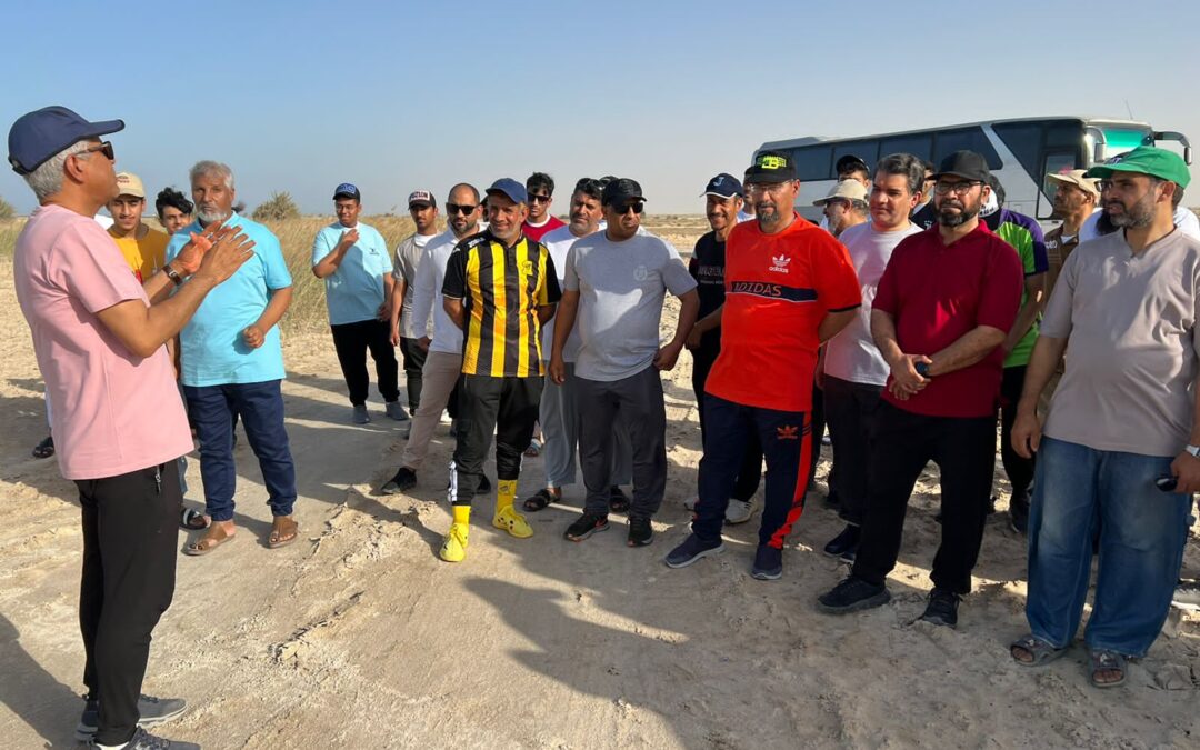 لجنة بيئتنا التطوعية تشارك في حملة حماية شواطئ العقير