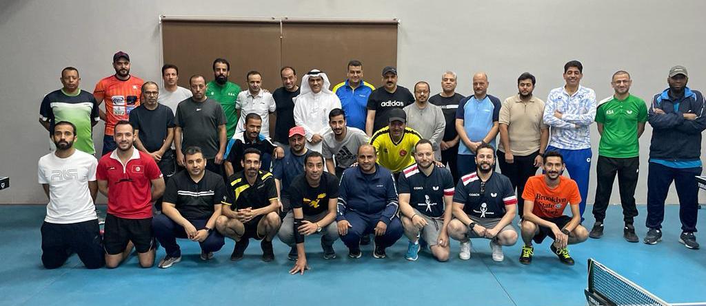 50 مدرباً يشاركون في دورة التدريب الدولية لكرة الطاولة في الرياض