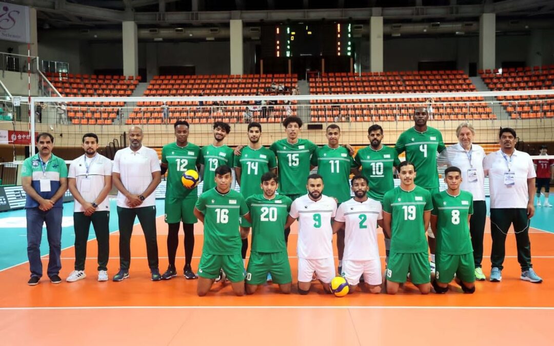 في اولى مباراته في كاس التحدي اخضر الطائرة يخسر من كوريا