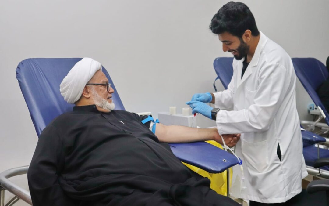 (58) متبرع حصيلة اليوم الأول لحملة التبرع بالدم في صفوى