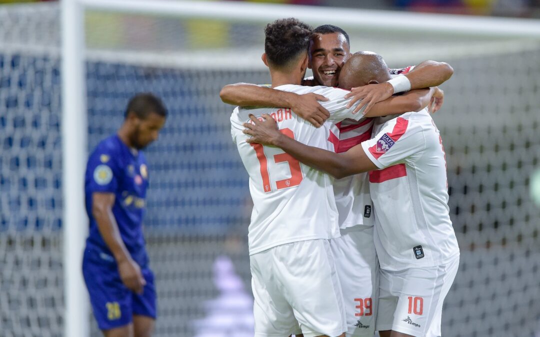برباعية نظيفة .. الزمالك يكتسح الاتحاد المنستيري ويتصدر المجموعة