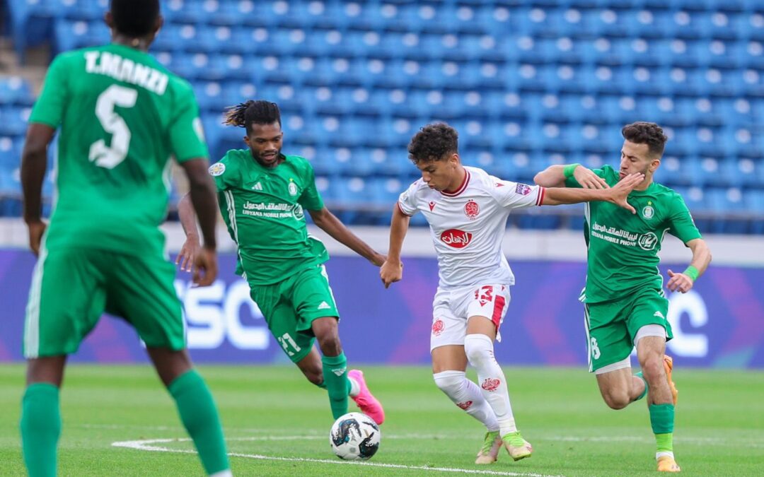 التعادل الإيجابي يحسم لقاء الوداد المغربي  و أهلي طرابلس