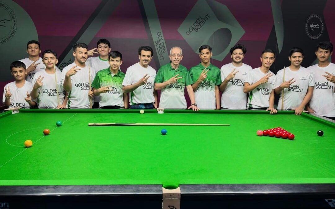 الشمري وقف على آخر تحضيرات اخضر السنوكر لبطولة العالم للناشئين